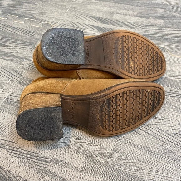 BEARPAW Onyx Suede Block Heel Ankle Boots - Picture 8 of 14